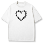 Paw Print Heart T-shirt