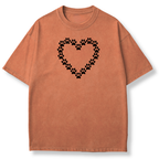 Paw Print Heart T-shirt