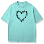 Paw Print Heart T-shirt