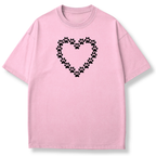 Paw Print Heart T-shirt