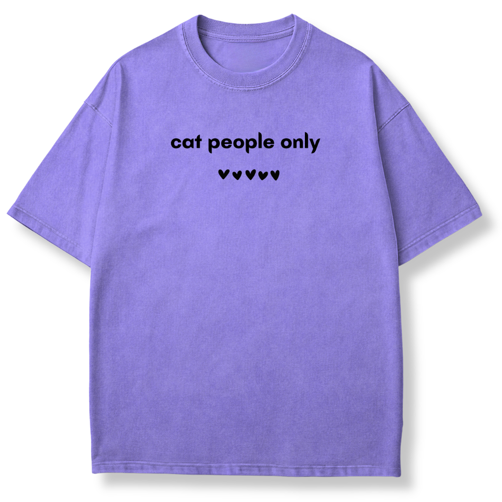 Cat People Only T-shirt