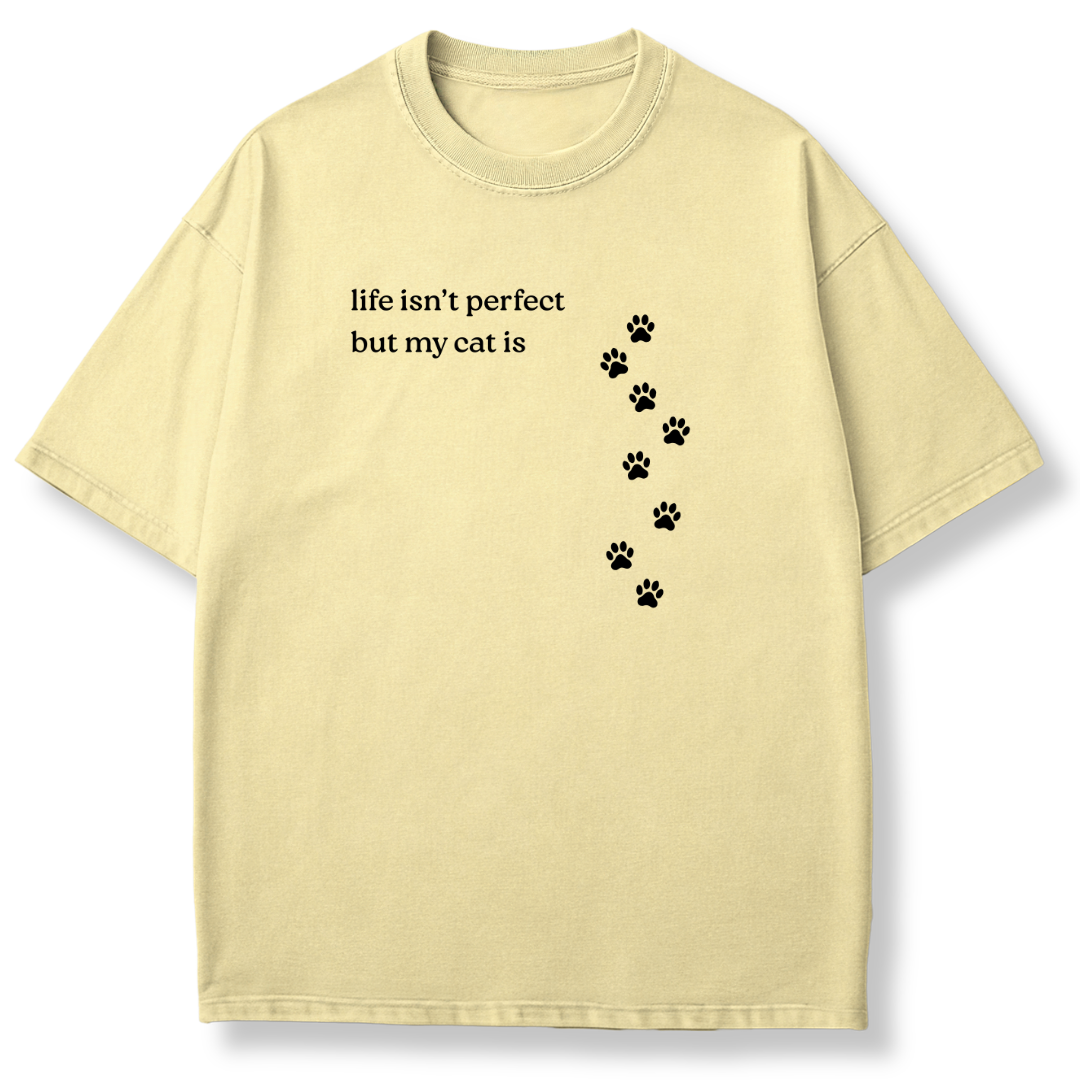 Life isn't Perfect but My Cat is T-shirt