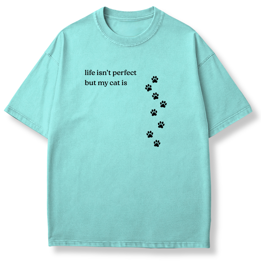Life isn't Perfect but My Cat is T-shirt