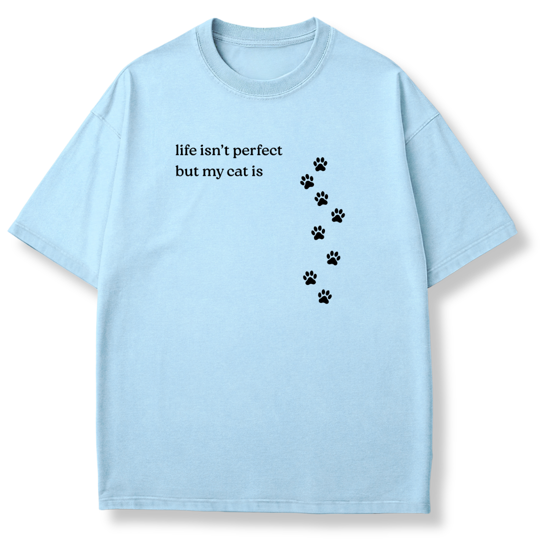Life isn't Perfect but My Cat is T-shirt