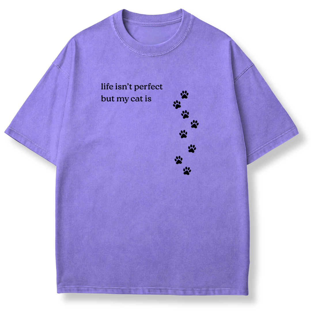 Life isn't Perfect but My Cat is T-shirt
