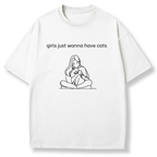 Girls Just Wanna Have Cats T-shirt