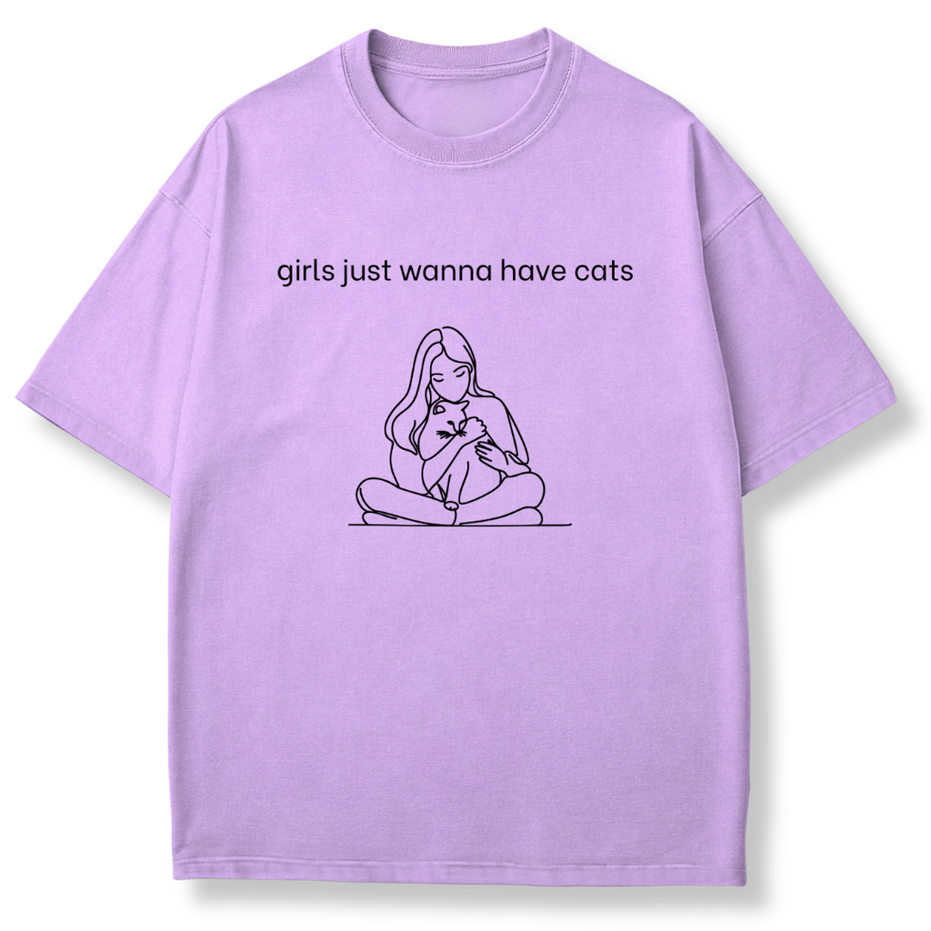 Girls Just Wanna Have Cats T-shirt