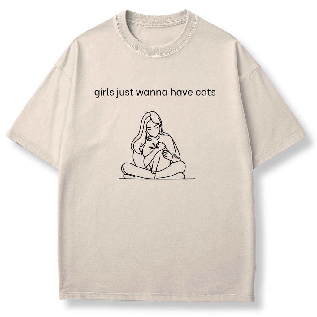 Girls Just Wanna Have Cats T-shirt
