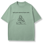 Girls Just Wanna Have Cats T-shirt