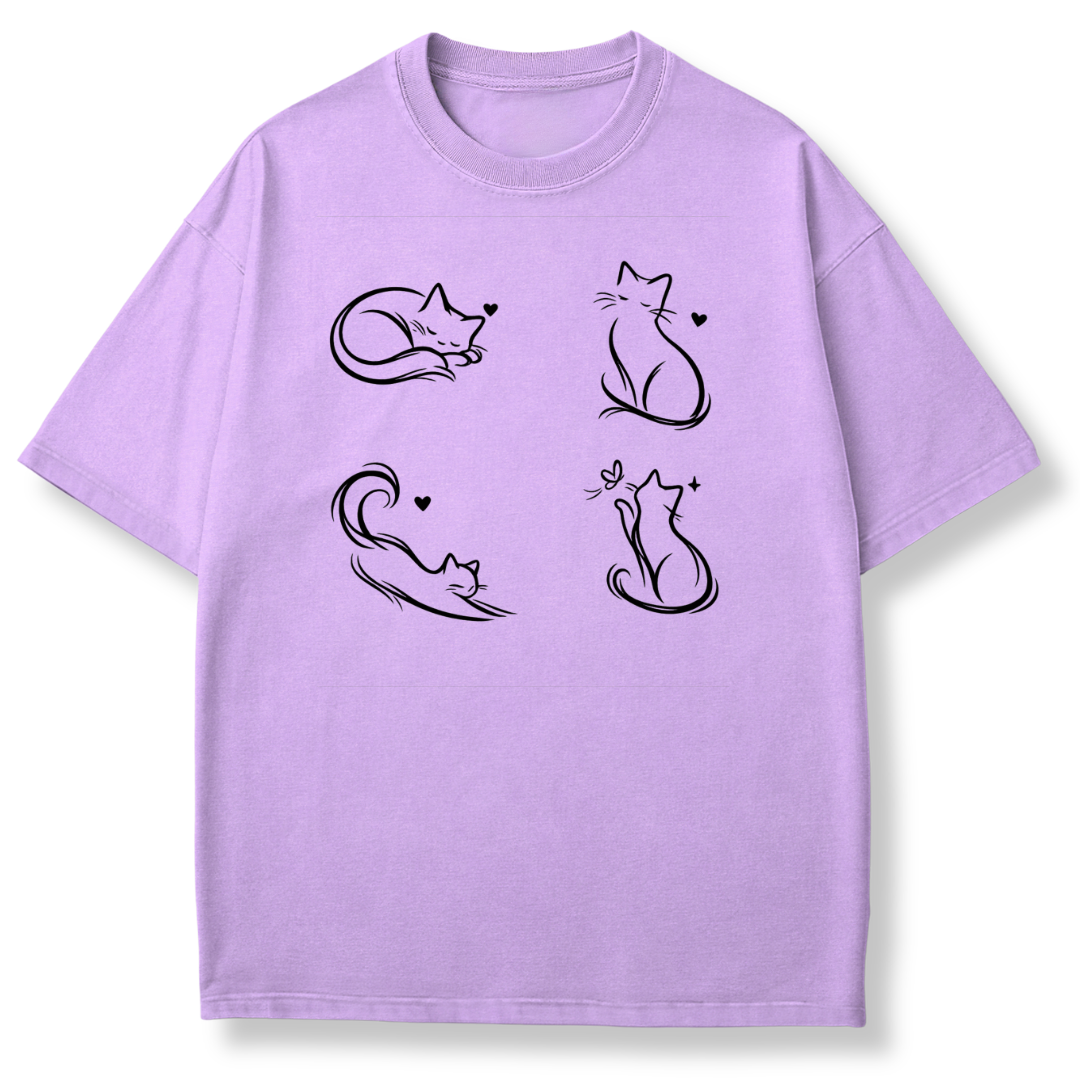 Four Cats T-shirt