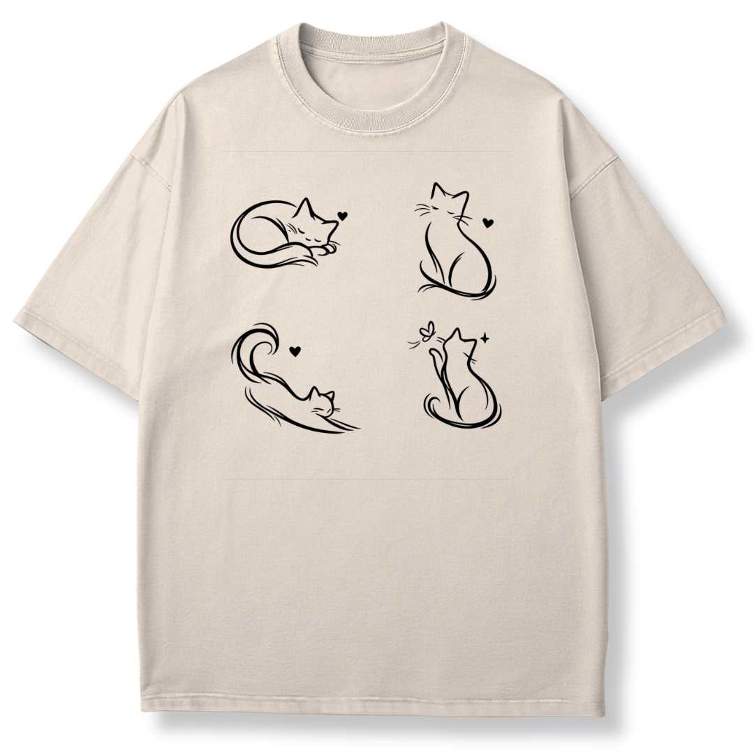 Four Cats T-shirt