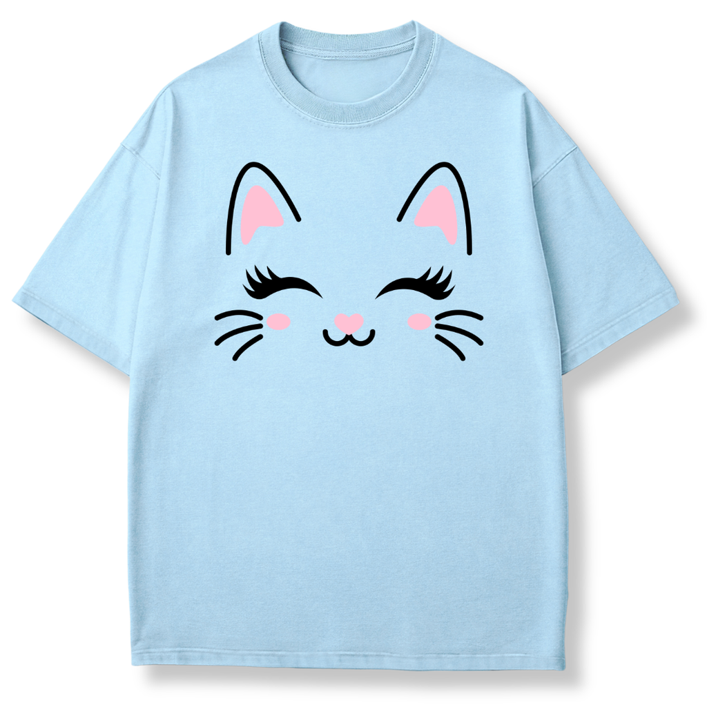 Cute Cat Face T-shirt