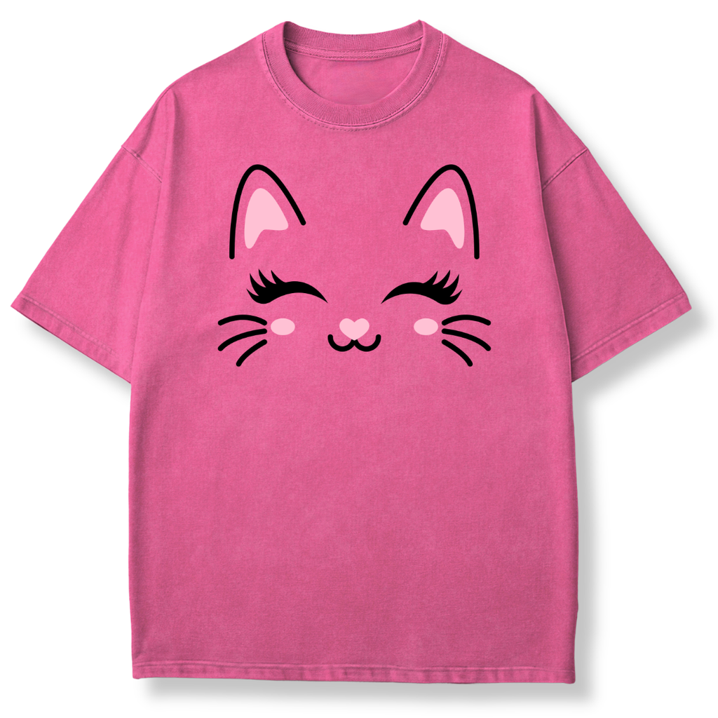 Cute Cat Face T-shirt