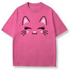 Cute Cat Face T-shirt