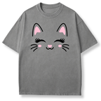 Cute Cat Face T-shirt