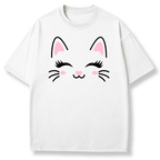 Cute Cat Face T-shirt