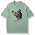 Cat & Butterfly T-shirt