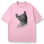 Cat & Butterfly T-shirt