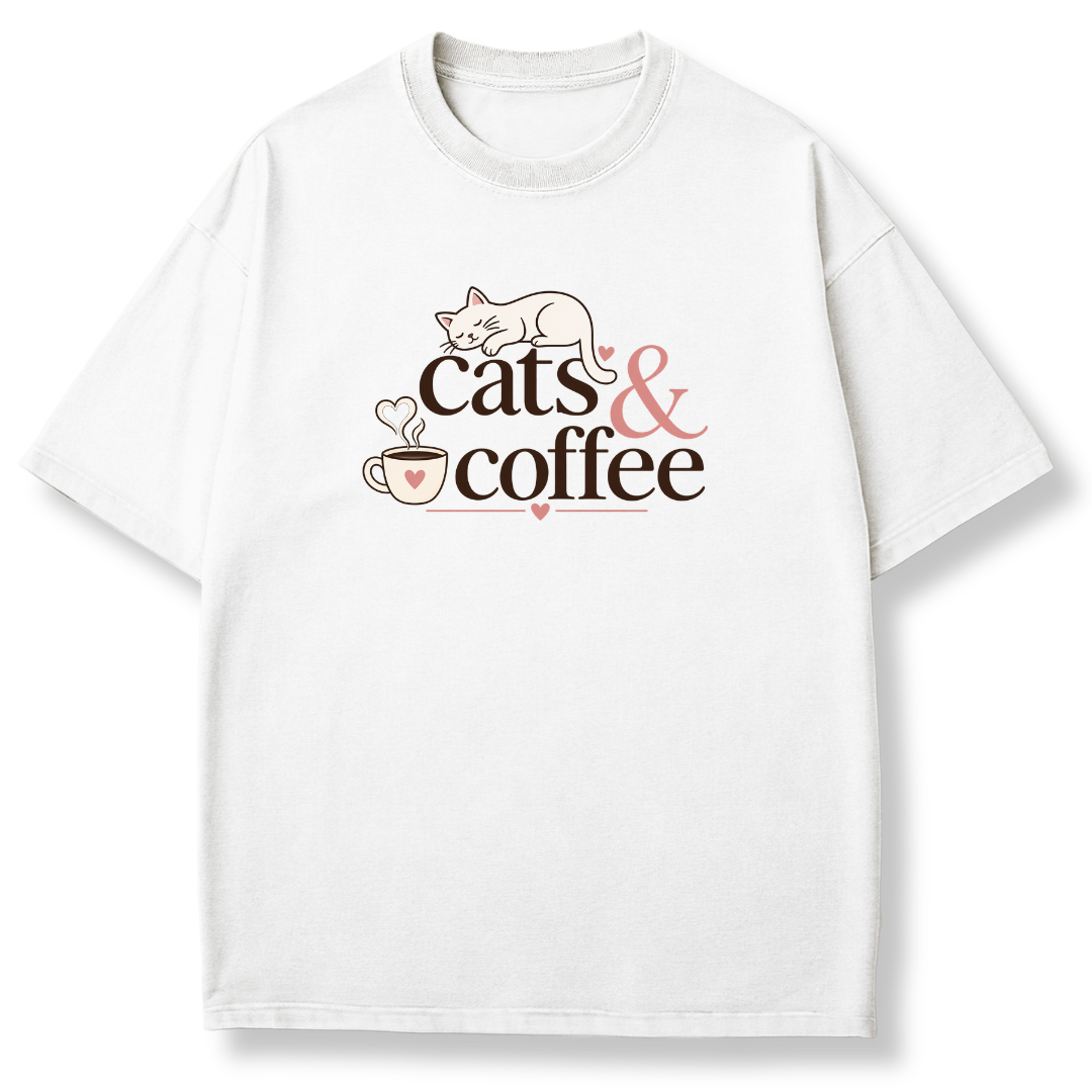 Cats & Coffee T-shirt