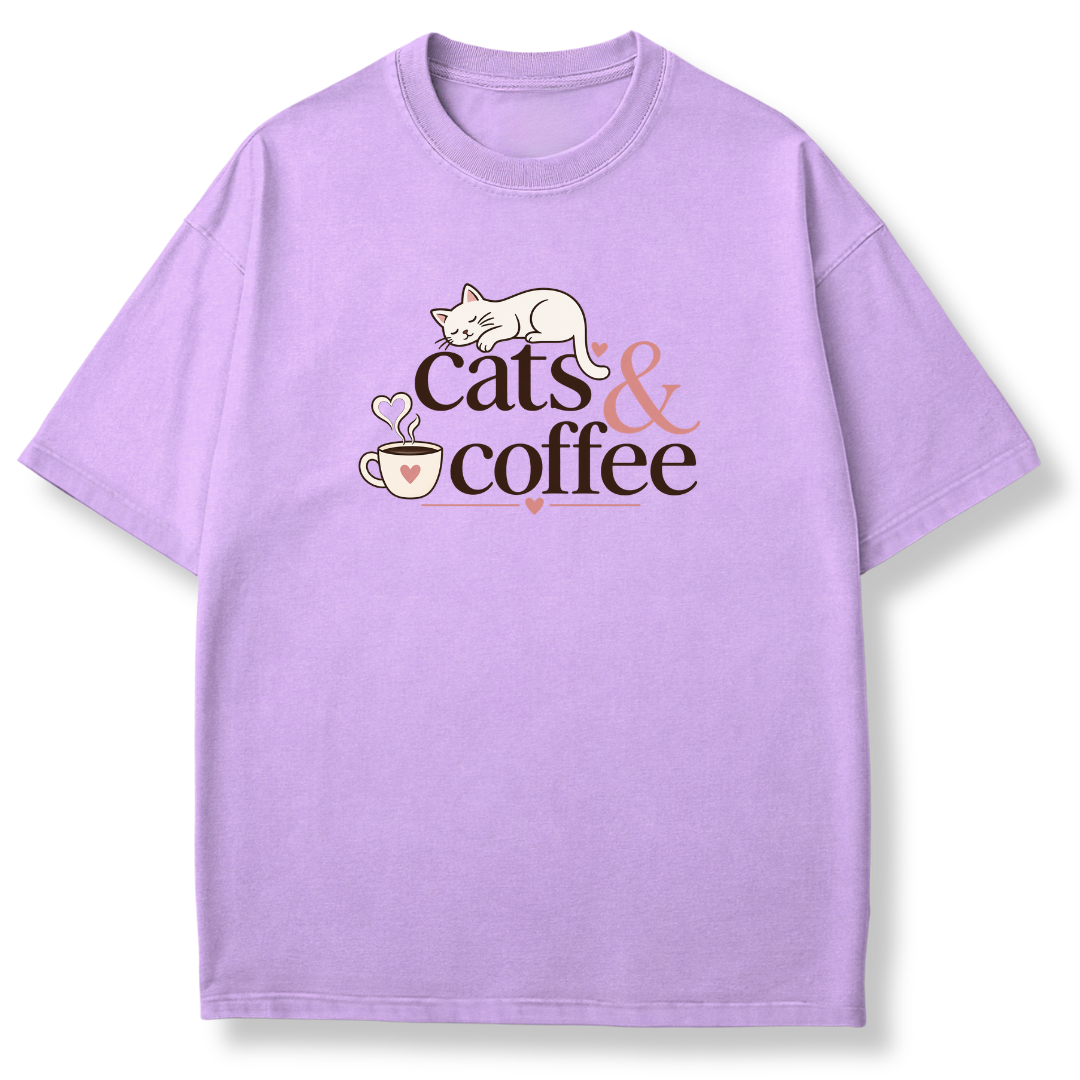 Cats & Coffee T-shirt