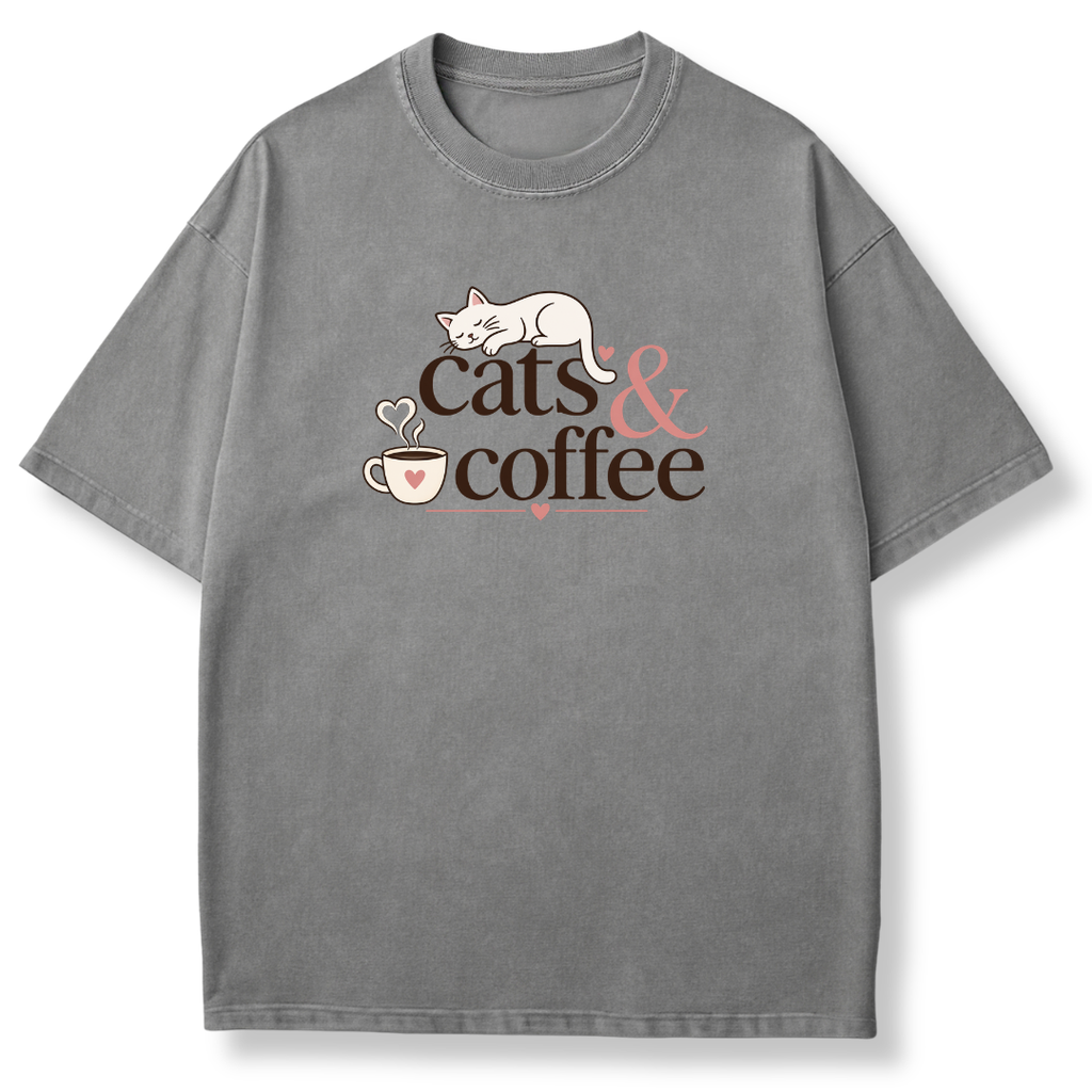 Cats & Coffee T-shirt
