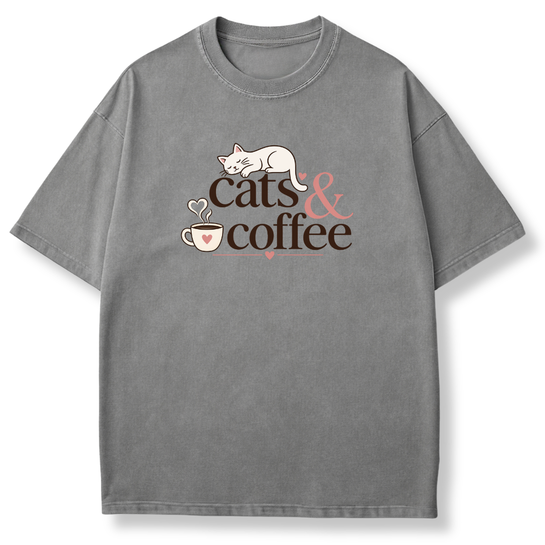 Cats & Coffee T-shirt