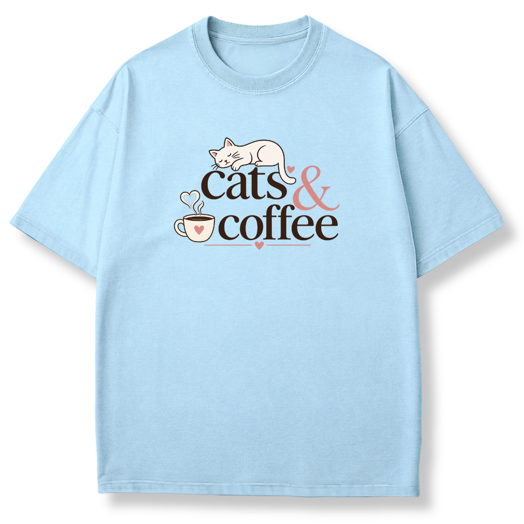 Cats & Coffee T-shirt