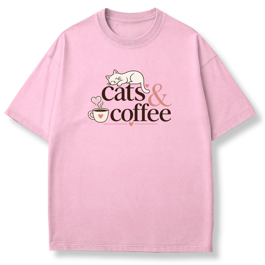 Cats & Coffee T-shirt