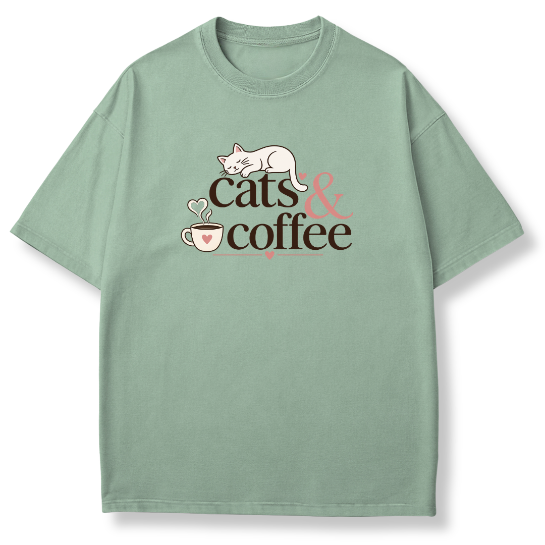Cats & Coffee T-shirt