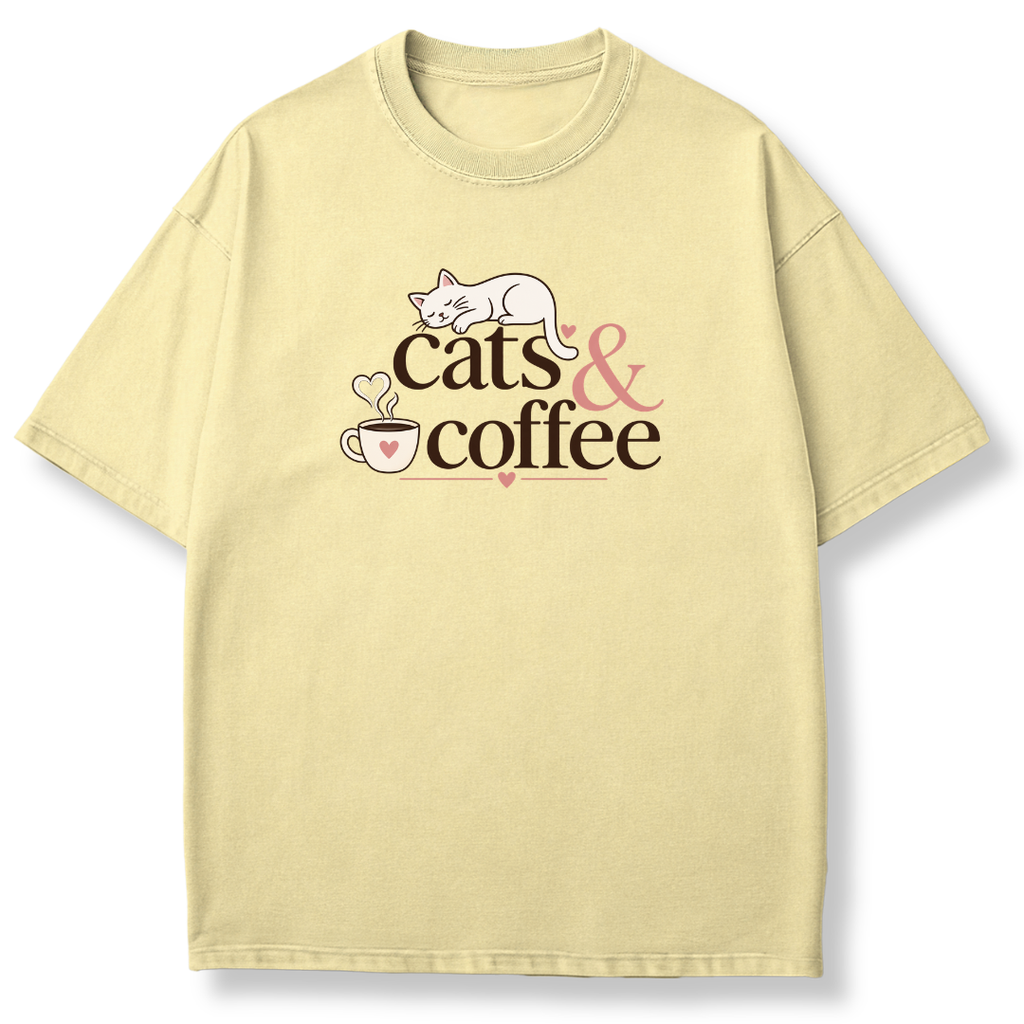 Cats & Coffee T-shirt