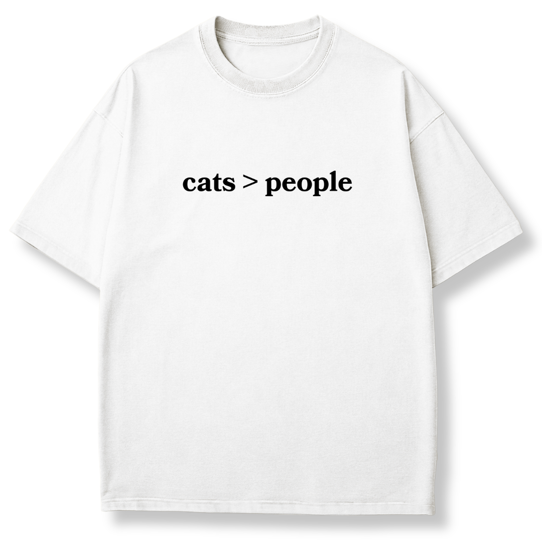 Cats > People T-shirt