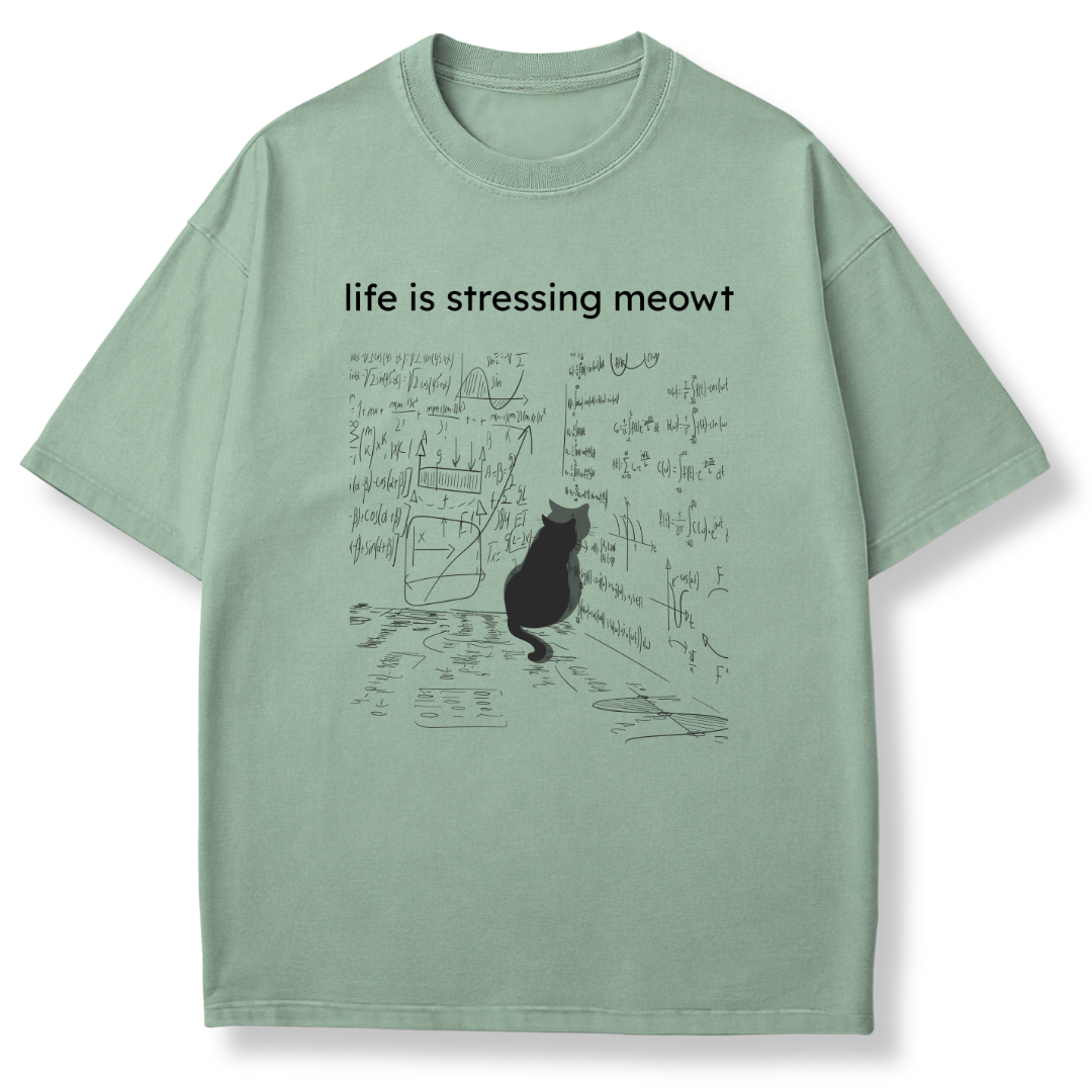 Life is Stressing Meowt T-shirt