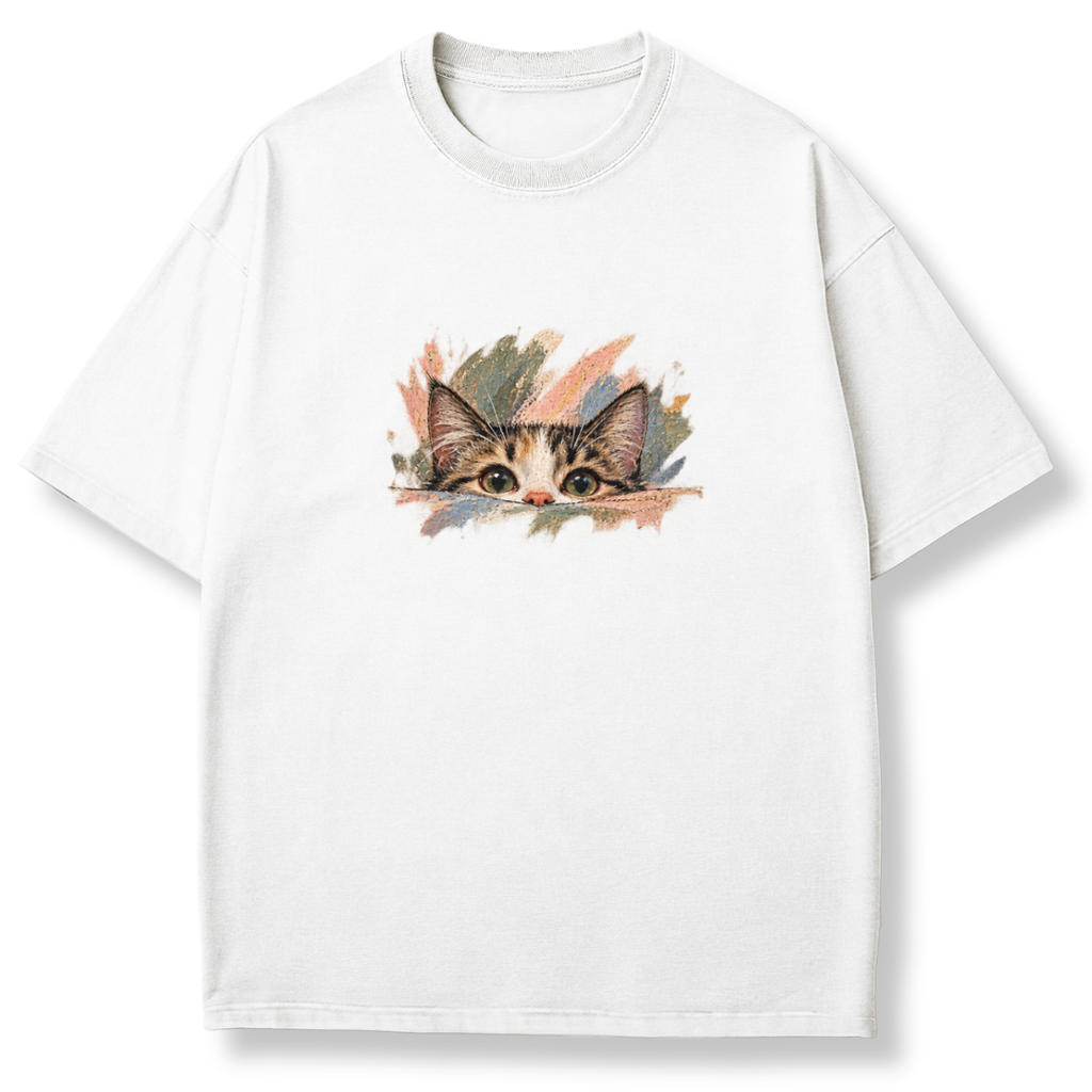 Peeking Kitty T-shirt