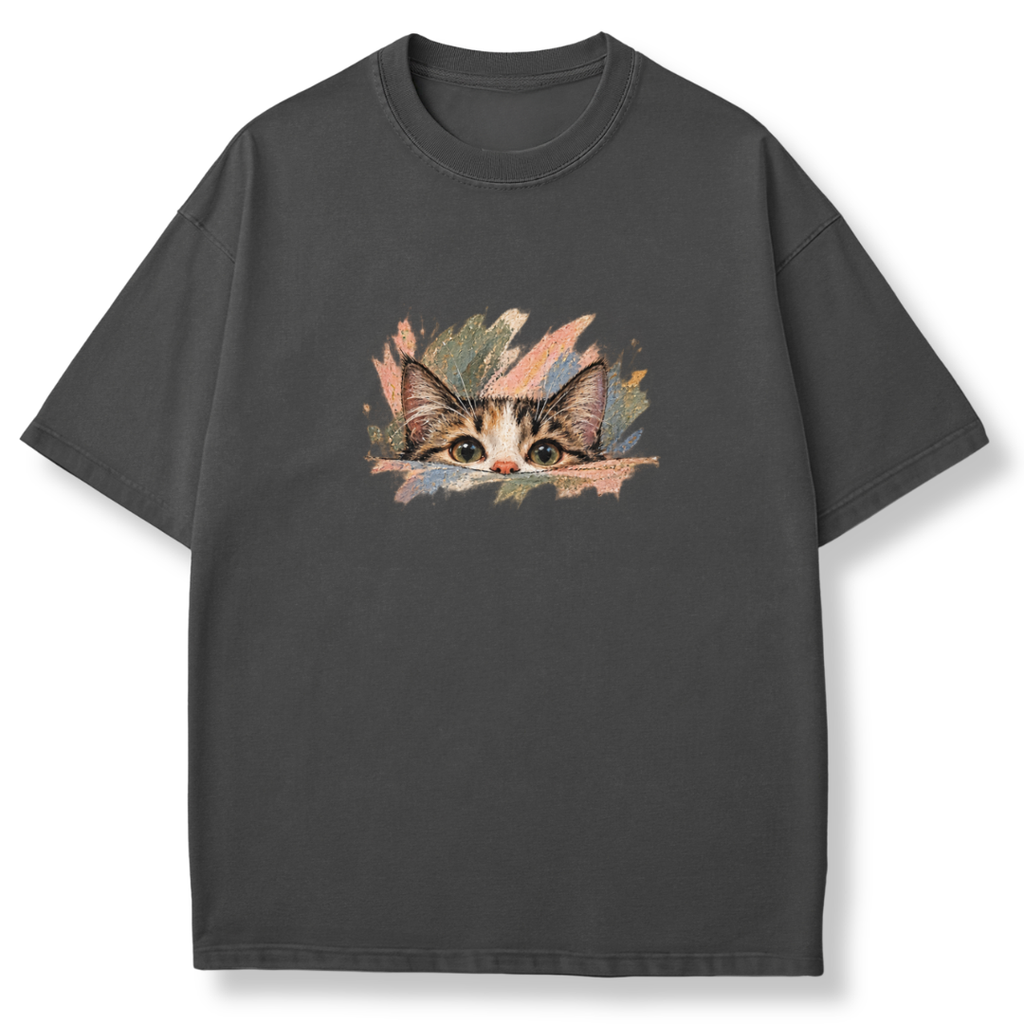 Peeking Kitty T-shirt